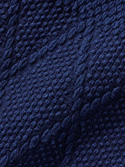 インディゴ藍染 刺し子織 はんてん