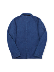 植物ブルー染め 刺子フレンチワークジャケット