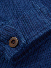 植物ブルー染め 刺子フレンチワークジャケット