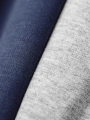 BORO風 ハーフジップポロシャツ