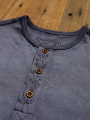 植物染めヘンリーネックTシャツ