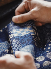 BORO古布プリント ソフトコルクサンダル