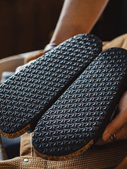 BORO古布プリント ソフトコルクサンダル