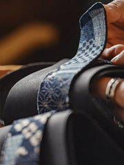 BORO古布プリント ソフトコルクサンダル