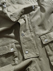 マルチポケット サロペット ワークパンツ