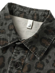 タイダイ レオパード カモ シャツ