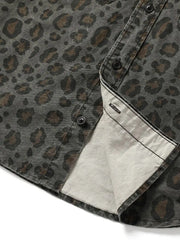 タイダイ レオパード カモ シャツ