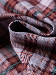 コンビ配色チェック 長袖シャツ