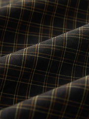 ブラックカラーチェックシャツ