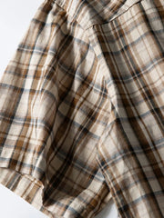 ワイドチェックリラクシングシャツ
