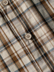 ワイドチェックリラクシングシャツ