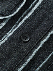 デニムウォッシュ半袖シャツ