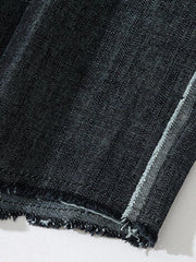 デニムウォッシュ半袖シャツ