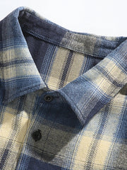 タイダイヴィンテージチェックシャツ