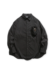 収納ポケット付きシャツ全体外観。