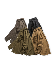 収納ポケット付きシャツ