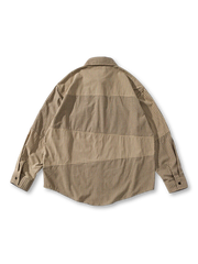 パッチワークチェックシャツ