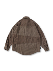 パッチワークチェックシャツ