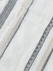 開襟ストライプシャツ