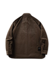 粗目ウェール コーデュロイシャツジャケット