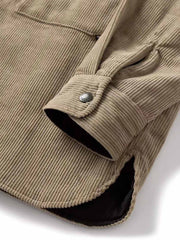 粗目ウェール コーデュロイシャツジャケット