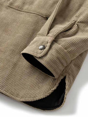 粗目ウェール コーデュロイシャツジャケット