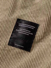 粗目ウェール コーデュロイシャツジャケット