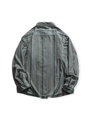 ストライプフリースシャツ