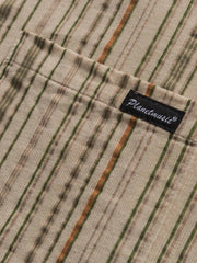 ストライプフリースシャツ