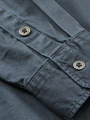 デトロイト カラーブロック ワークシャツ