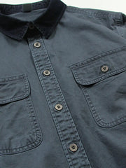 デトロイト カラーブロック ワークシャツ