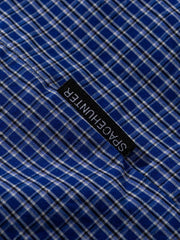 ヴィンテージチェック 半開き長袖シャツ