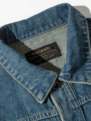 ヴィンテージ加工ワークデニムジャケット