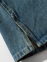 ヴィンテージ加工ワークデニムジャケット