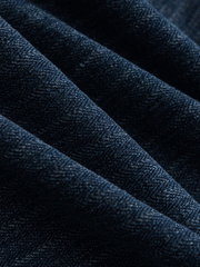 ジャガードウォッシュデニムパッチワークシャツ