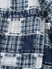 パッチワークチェックシャツ