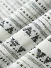 ネイティブ柄オープンカラーシャツ