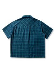 ヴィンテージチェニールチェックオープンカラーシャツ