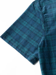 ヴィンテージチェニールチェックオープンカラーシャツ