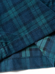 ヴィンテージチェニールチェックオープンカラーシャツ