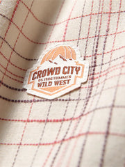 カラーチェックワークシャツ