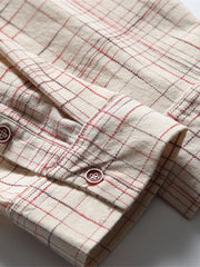 カラーチェックワークシャツ