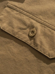 レイヤード風ワークシャツ