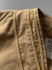 ベースボールカラー ショートスリーブ ワークシャツ