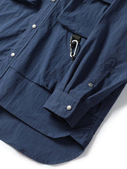 パープルタグ マルチポケット ワークシャツ