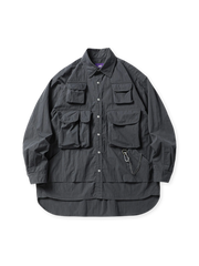 パープルタグ マルチポケット ワークシャツ