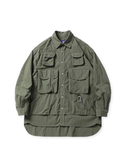 パープルタグ マルチポケット ワークシャツ