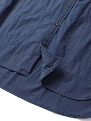 アウトドア ダークチェック ワークシャツ