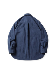 アウトドア ダークチェック ワークシャツ