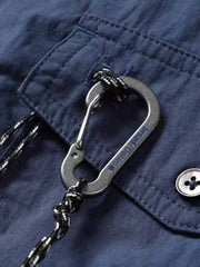 アウトドア ダークチェック ワークシャツ